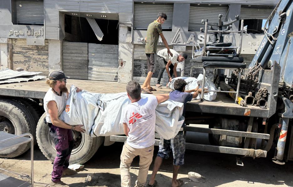 Fin de actividades de MSF en Ciudad de Gaza
