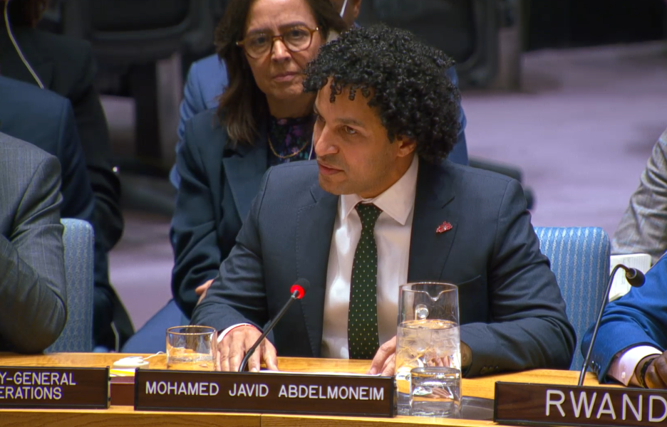 Javid Abdelmoneim, presidente internacional de Médicos Sin Fronteras (MSF), en el Consejo de Seguridad de las Naciones Unidas