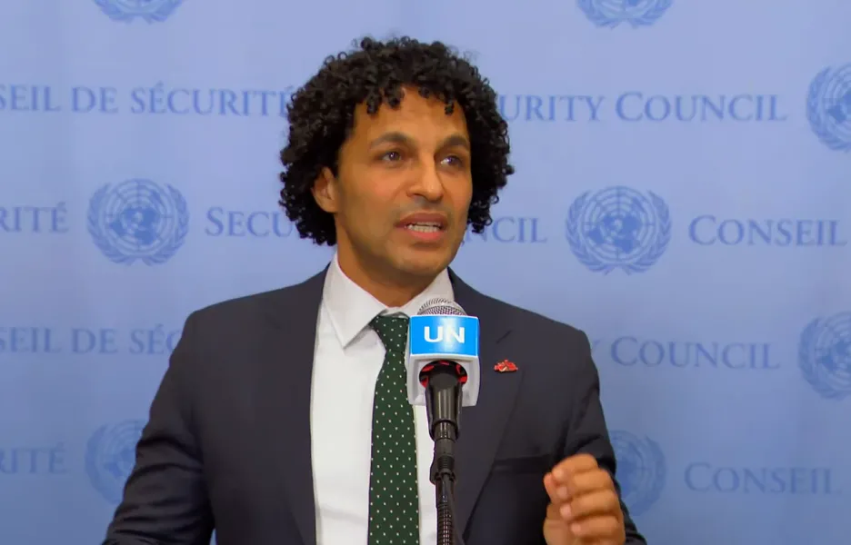 Javid Abdelmoneim en el Consejo de Seguridad de Naciones Unidas