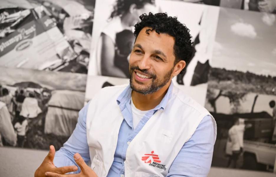 Javid Abdelmoneim, presidente internacional de Médicos Sin Fronteras