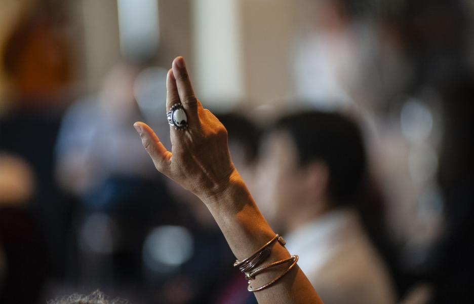 Votación en la Asamblea General de Dublín en 2019