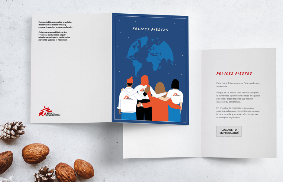 Regalo Solidario - Postal del abrazo