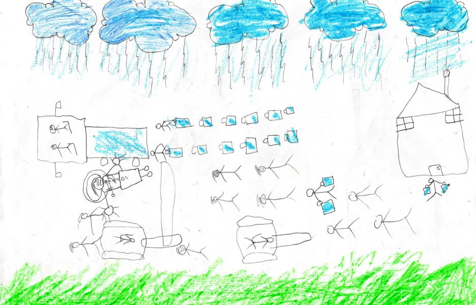 Gaza: los dibujos hablan - dibujo de Motassem