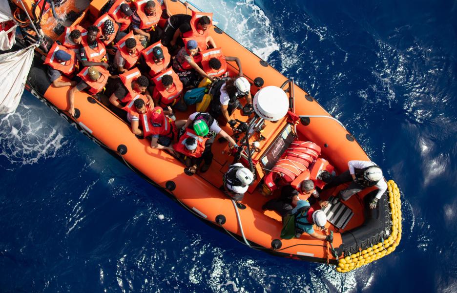 El 7 de julio de 2022 el equipo de MSF realizó seis rescates en 12 horas, salvando la vida a 315 personas en apuros en la zona de búsqueda y rescate de Malta.