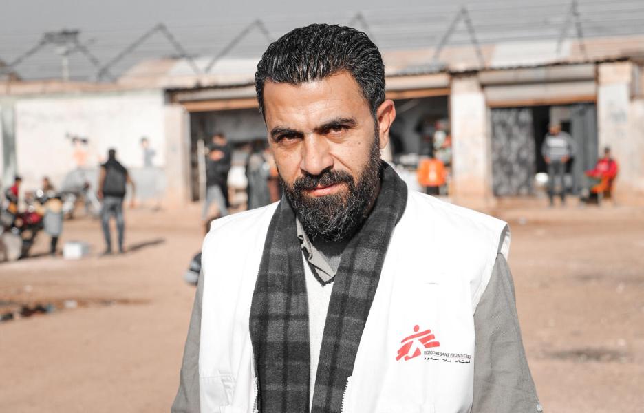 Marwan, supervisor logístico de MSF en Idlib 