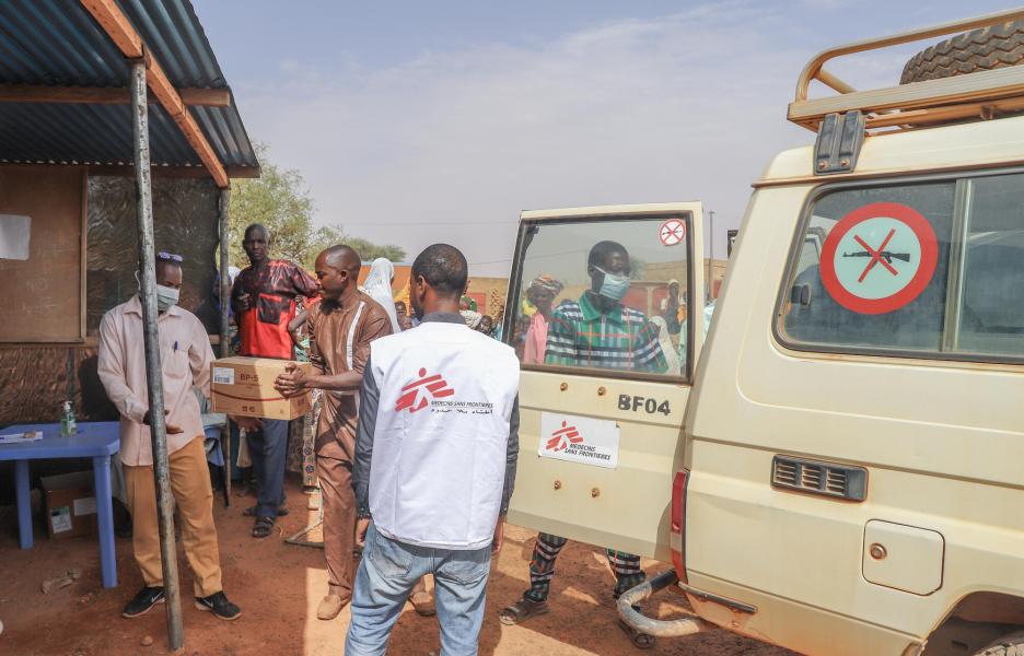 Distribución de BP-5 en Djibo, Burkina Faso