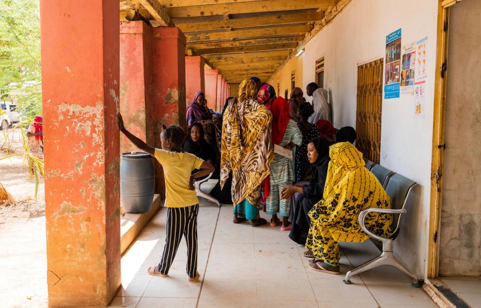 Clínicas móviles en Wad Madani, Sudán, junio de 2023