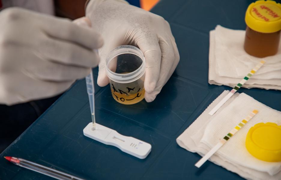 Clínica móvil MSF en el puesto de salud de Muepane, Mozambique