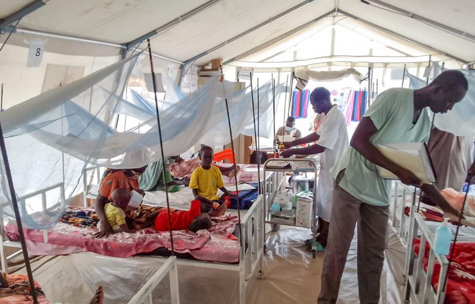 Refugiados sudaneses en Adré, este de Chad