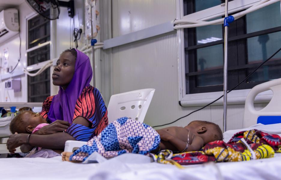 Desnutrición. Maiduguri, Nigeria