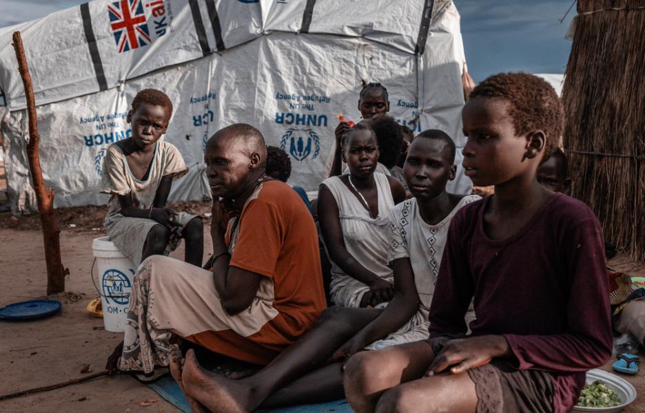 Personas desplazadas en Abyei, Sudán del Sur