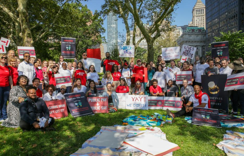 Concentración "Menos de 5" en Battery Park, Nueva York, sep 2023
