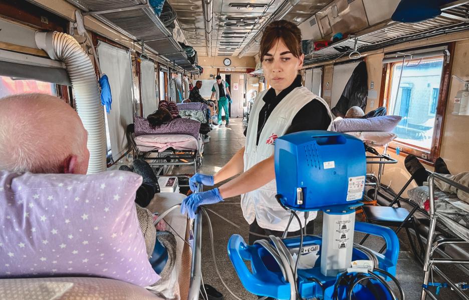 Evacuación médica desde Jersón, Ucrania