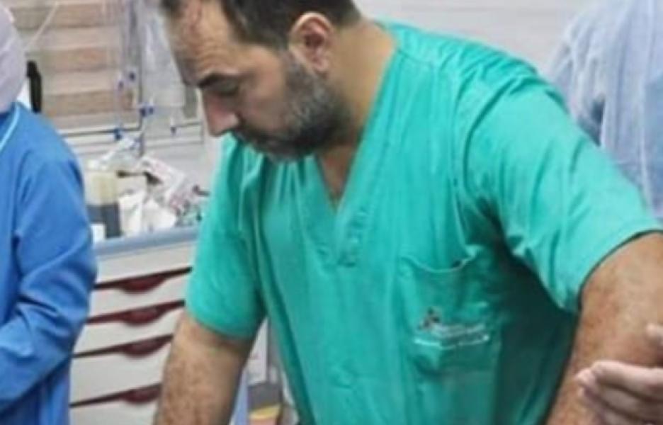 Dr. Mohammed Obeid, cirujano ortopédico en el hospital Al-Shifa de Gaza. Dr. Mohammed Obeid, cirujano ortopédico en el hospital Al-Shifa de Gaza.