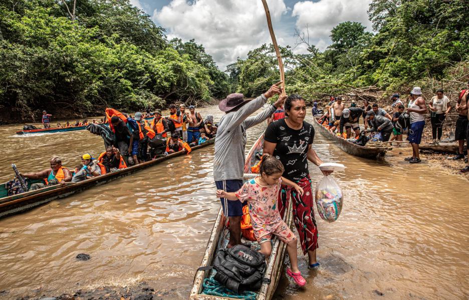 Migrantes en tránsito en Ecuador, Colombia y Panamá