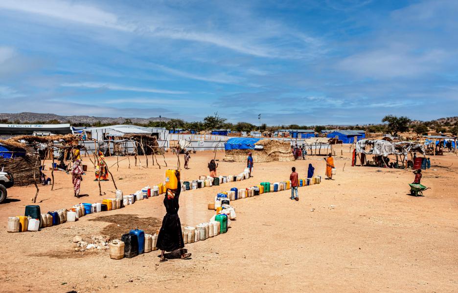 Crisis de agua y saneamiento en el campo de Metche.