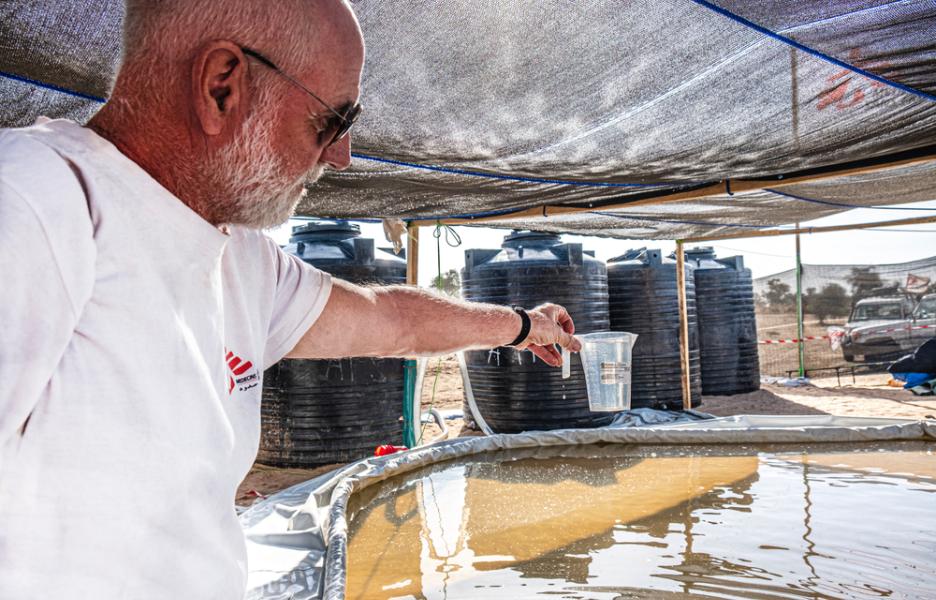 Crisis de agua y saneamiento en el campo de Metche.