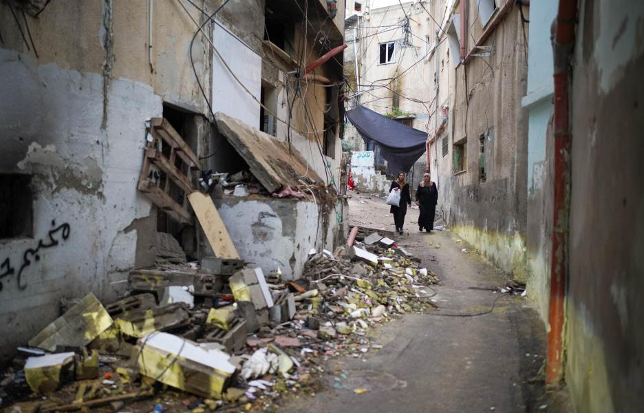 Christos Christou in Jenin, West Bank