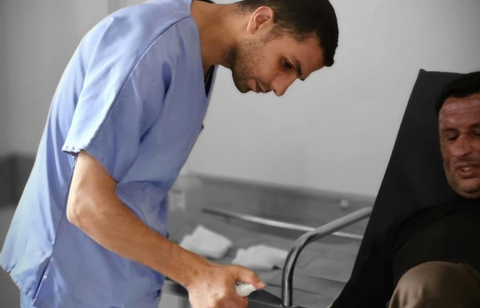Influjo masivo de pacientes en el hospital Nasser, sur de Gaza