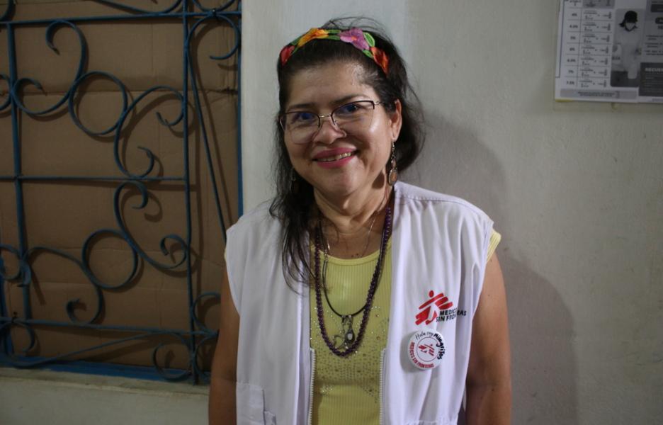 Milagritos Valderrama, coordinadora médica de MSF en Tumbes, Perú.