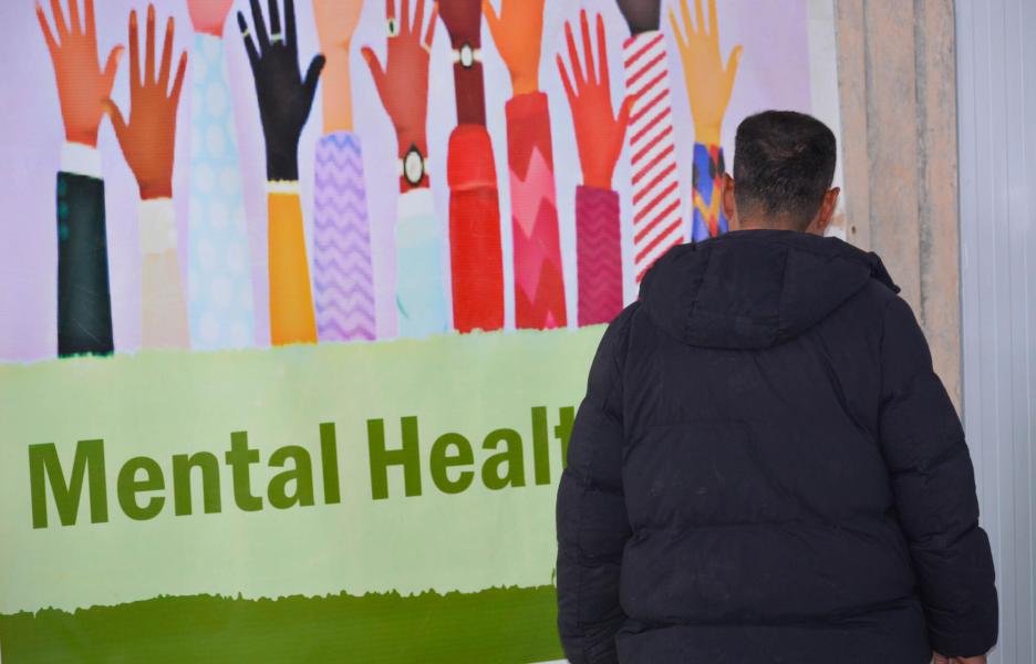 Abu Omar, paciente de la clínica de salud mental en el campo de Al Hol