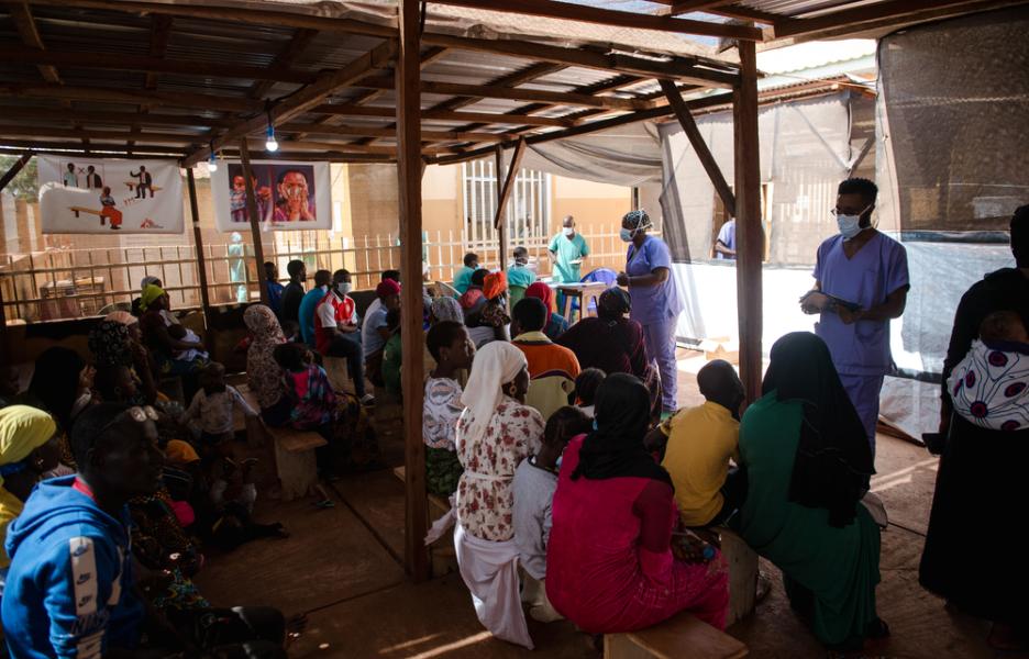 Respuesta a la difteria en Siguiri, Guinea