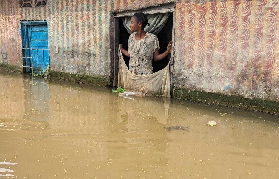 Inundaciones en Kinshasa