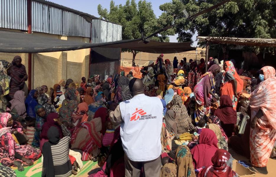 Desnutrición en el campo de Zamzam, Darfur del Norte