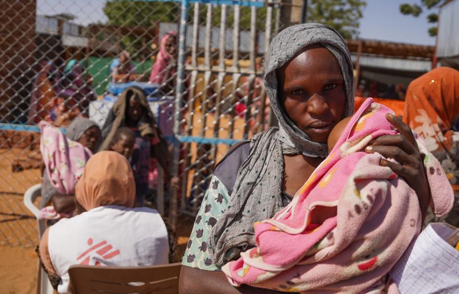 Gestionamos una clínica en el campo de Zamzam, Darfur del Norte, Sudán