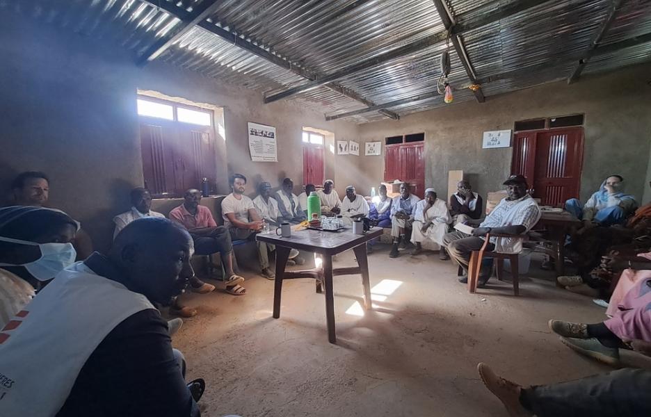  Cooperación en Atención Primaria de MSF en Torung Tonga, Jebel Marra, en Darfur del Sur, Sudán.
