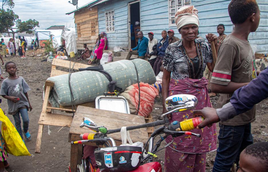 Personas desplazadas en Kivu del Norte