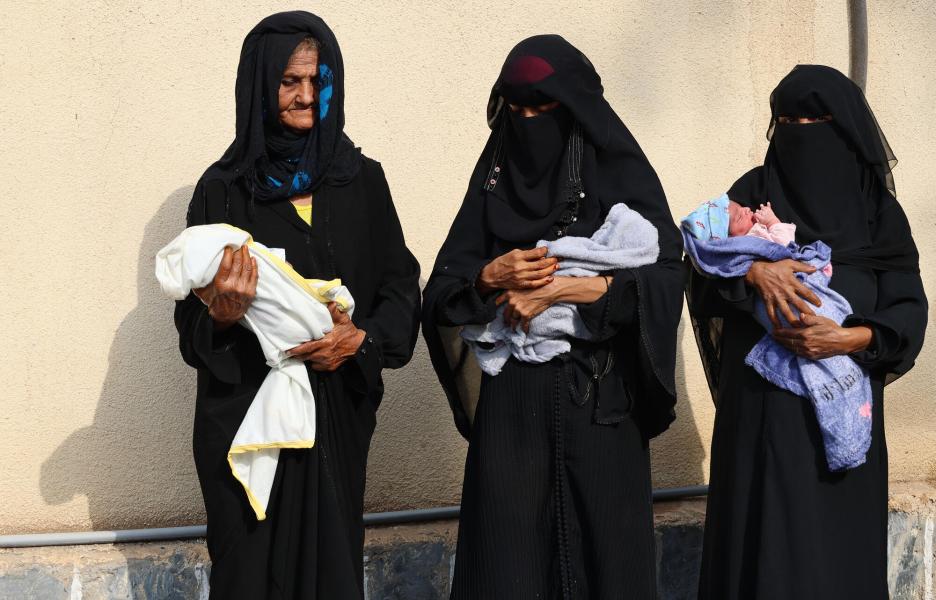 Desnutrición infantil y materna en Yemen.