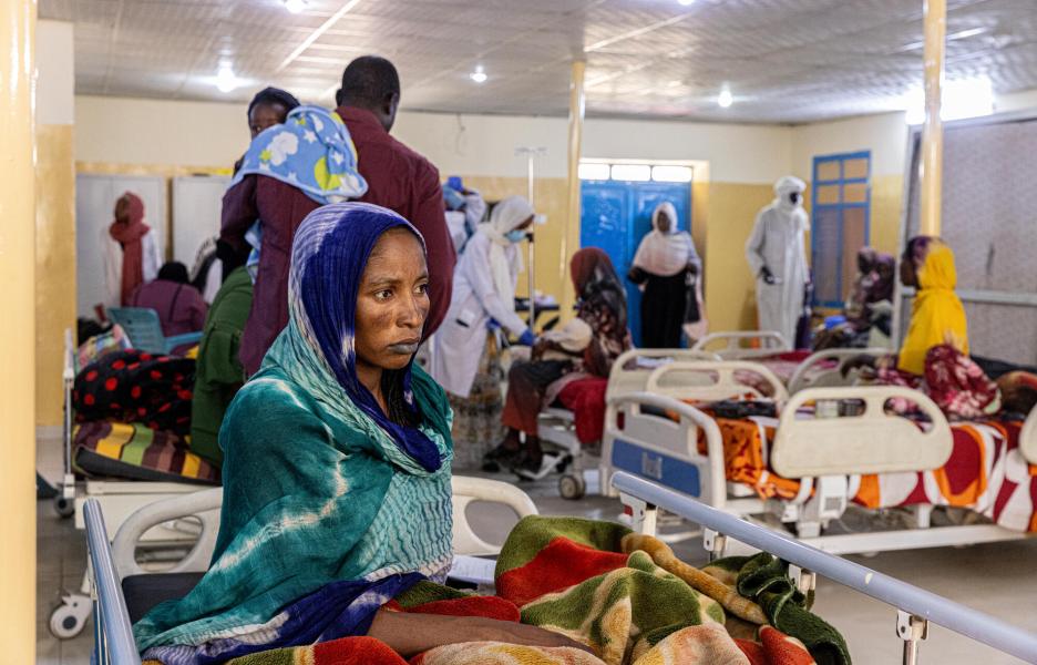 Servicio de urgencias del Hospital Universitario de Zalingei. Darfur Central, Sudán.