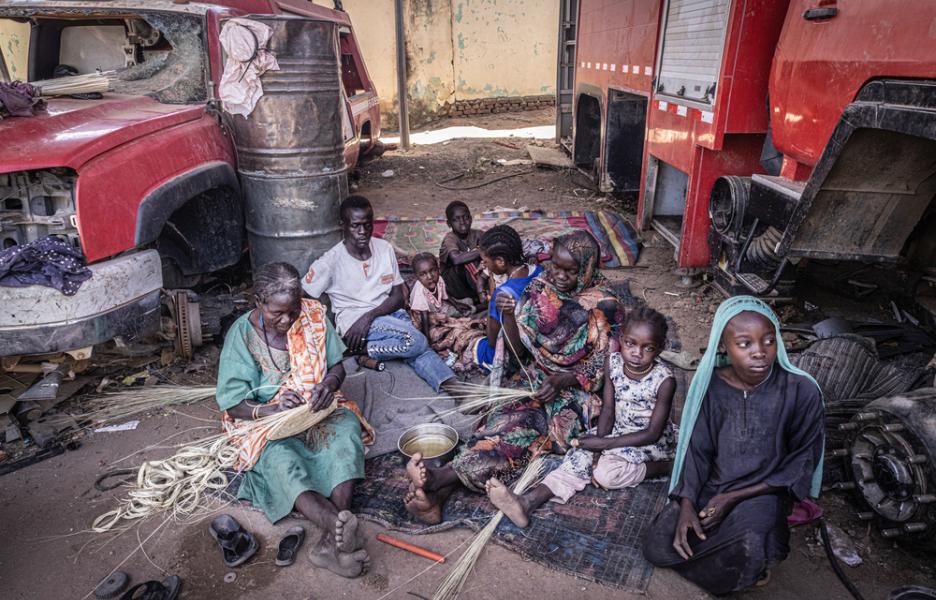 Aissa y su familia huyeron de la violencia en Darfur