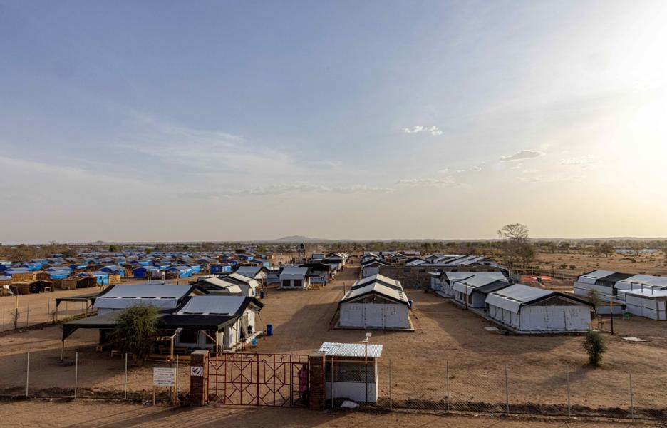 Hospital de campaña en el campo de Metche, este de Chad.