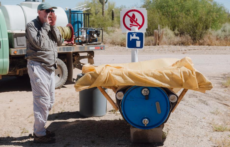 Migrantes en la frontera estadounidense - Arizona