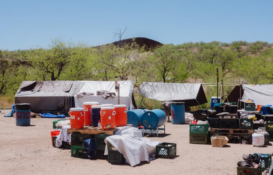 Migrantes en la frontera estadounidense - Arizona