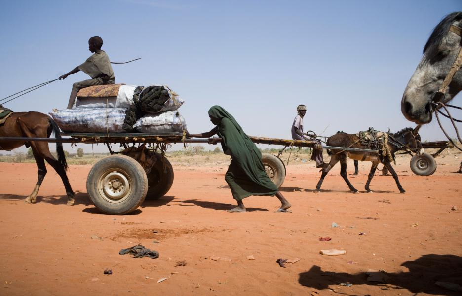 Supervivientes sudaneses en Chad