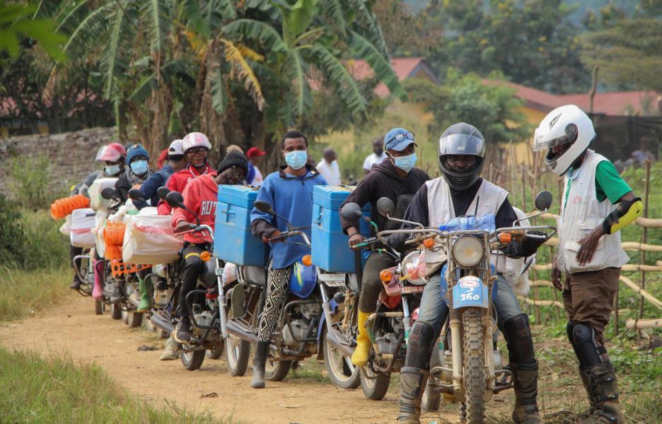 Epidemia de sarampión en Kampene