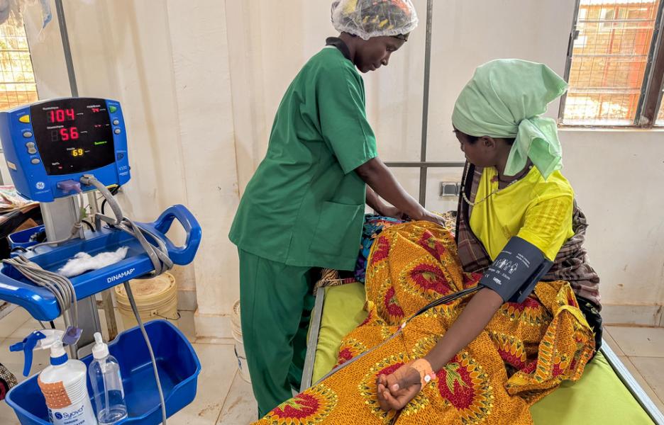 Servicios de maternidad en el campo de Nduta, en Tanzania