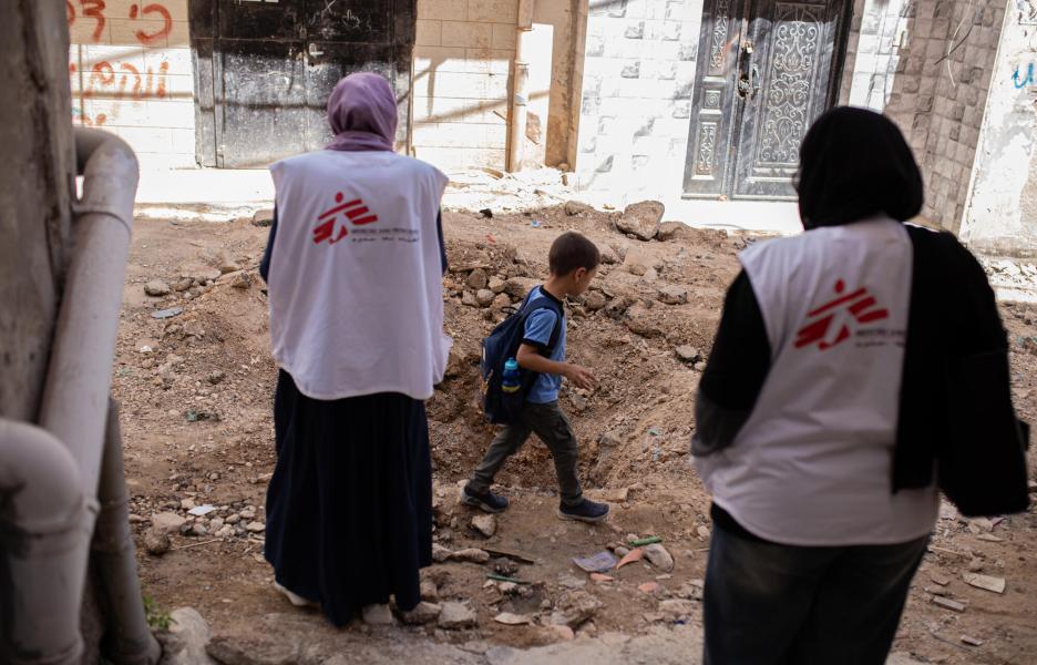 Equipos MSF en Cisjordania 