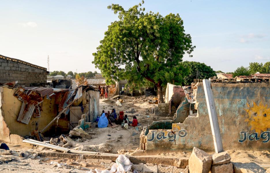 Inundaciones masivas en Maiduguri