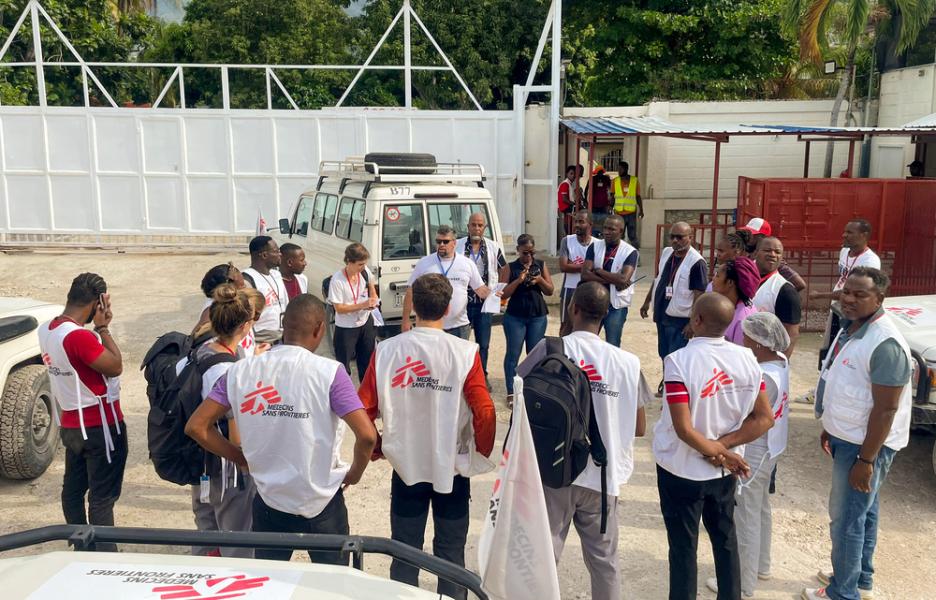 Equipos MSF en Haití