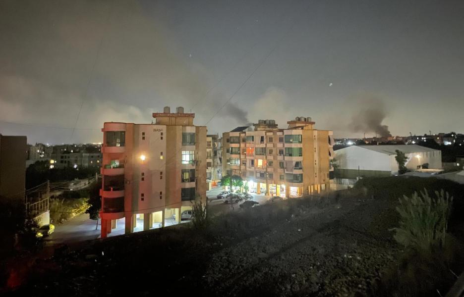 Bombardeos desde el aire en el sur de Beirut