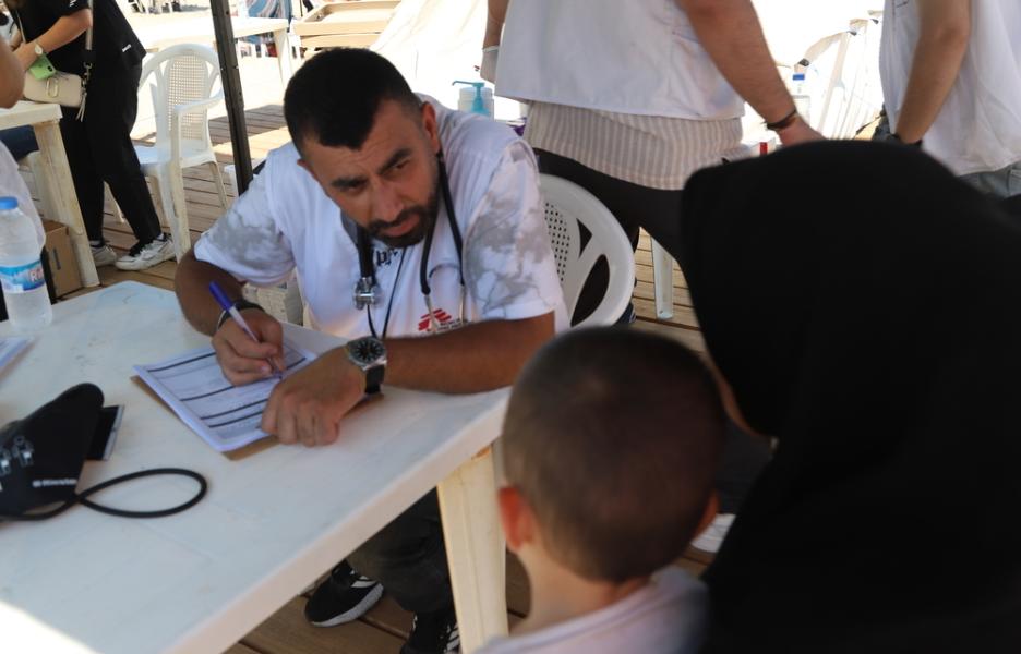 Equipos médicos móviles de MSF prestan asistencia en Beirut.