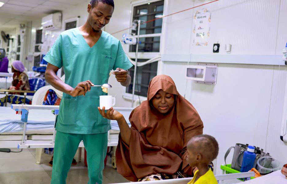 Desnutrición en Maiduguri, Nigeria
