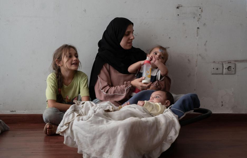 Actividades MSF en el refugio de Azarieh