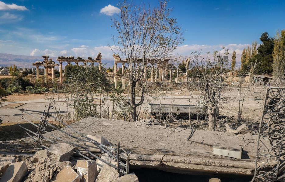 Baalbek, Líbano, noviembre de 2024 