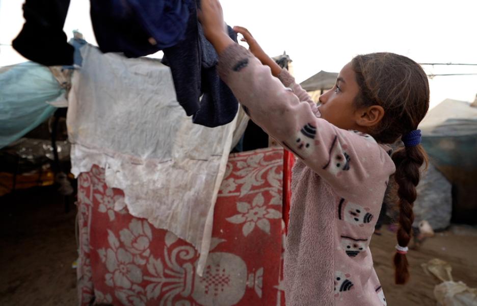 Las duras condiciones de vida en Gaza impactan en la salud de los bebés, los niños y las niñas