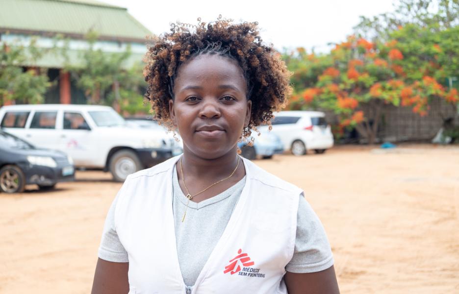 Beatriz Cardoso, promotora de salud de MSF